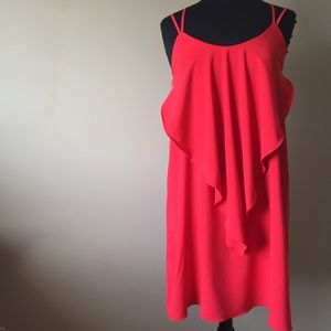 Gianni Bini Red Flowy Dress New With Tags Large